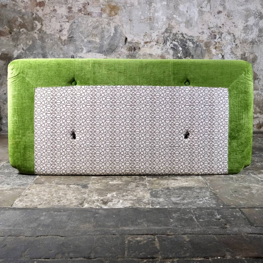 Original Togo velvet bed by Michel Ducaroy for Ligne Roset, 1970s