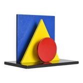 Lacquered wood sculpture by Robert-Jean Chapuis, Splash 1980