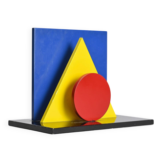 Lacquered wood sculpture by Robert-Jean Chapuis, Splash 1980