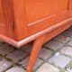 Vintage cabinet from the 50s in solid oak with compass feet