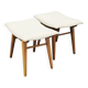Paire de tabourets en bois de hêtre par Závod Malacky, Tchécoslovaquie, années 1970