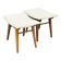 Paire de tabourets en bois de hêtre par Závod Malacky, Tchécoslovaquie, années 1970