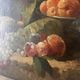 Large still life with fruits from the 19th century – oil on canvas and gilded frame – in superb condition.