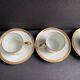 4 Moka Cups and their saucer – Limoges Porcelain