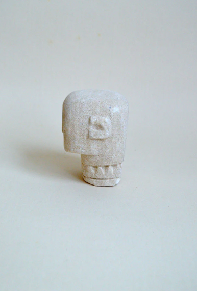 Stone head from Indonesia