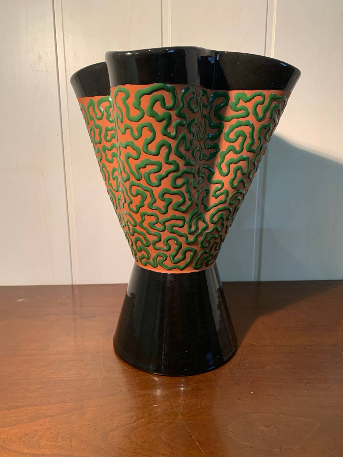 Vintage Vallauris vase by Ray Camart