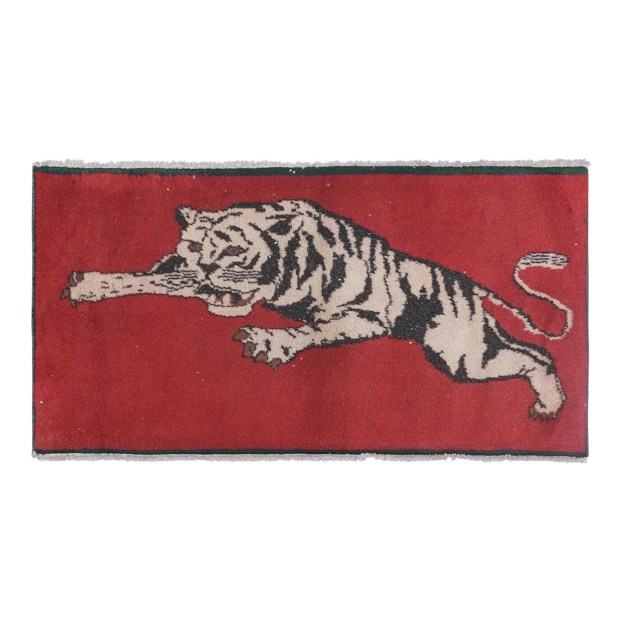 Vintage handmade Turkish rug 75x138 cm