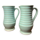 Pair of Langley ceramic pitchers