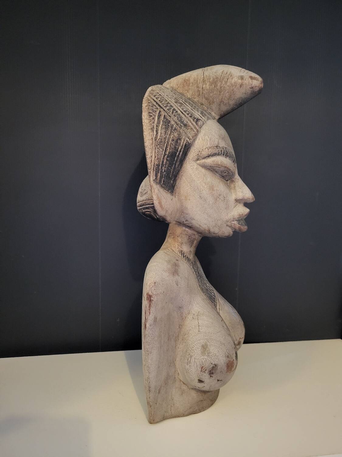 African woman bust