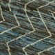 Handmade Tribal Decorative 90 cm x 290 cm Blue Wool Runner Carpet