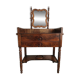 Vintage dressing table set: natural wood 80L x 39D