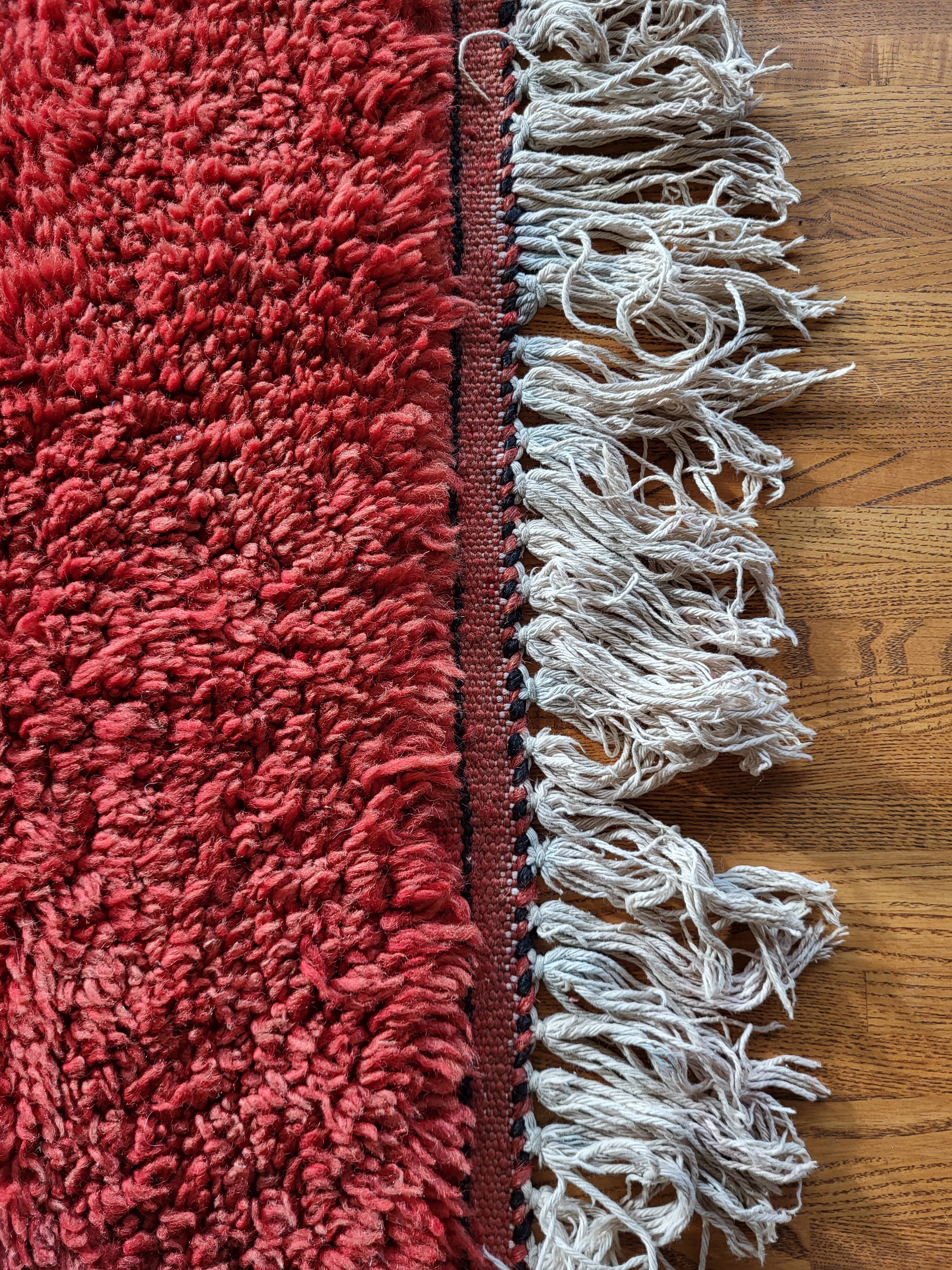 Vintage boujaad red carpet