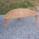 Fauteuil rotin et table basse rotin design des années 70