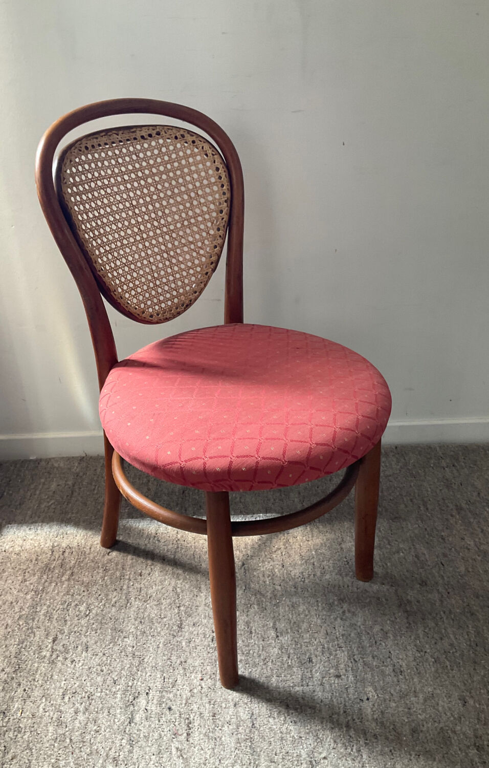 Chaise bistrot cannée enfant vintage
