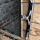 Coat holder "Vestibule" Chrome Art Deco style long 79 cm