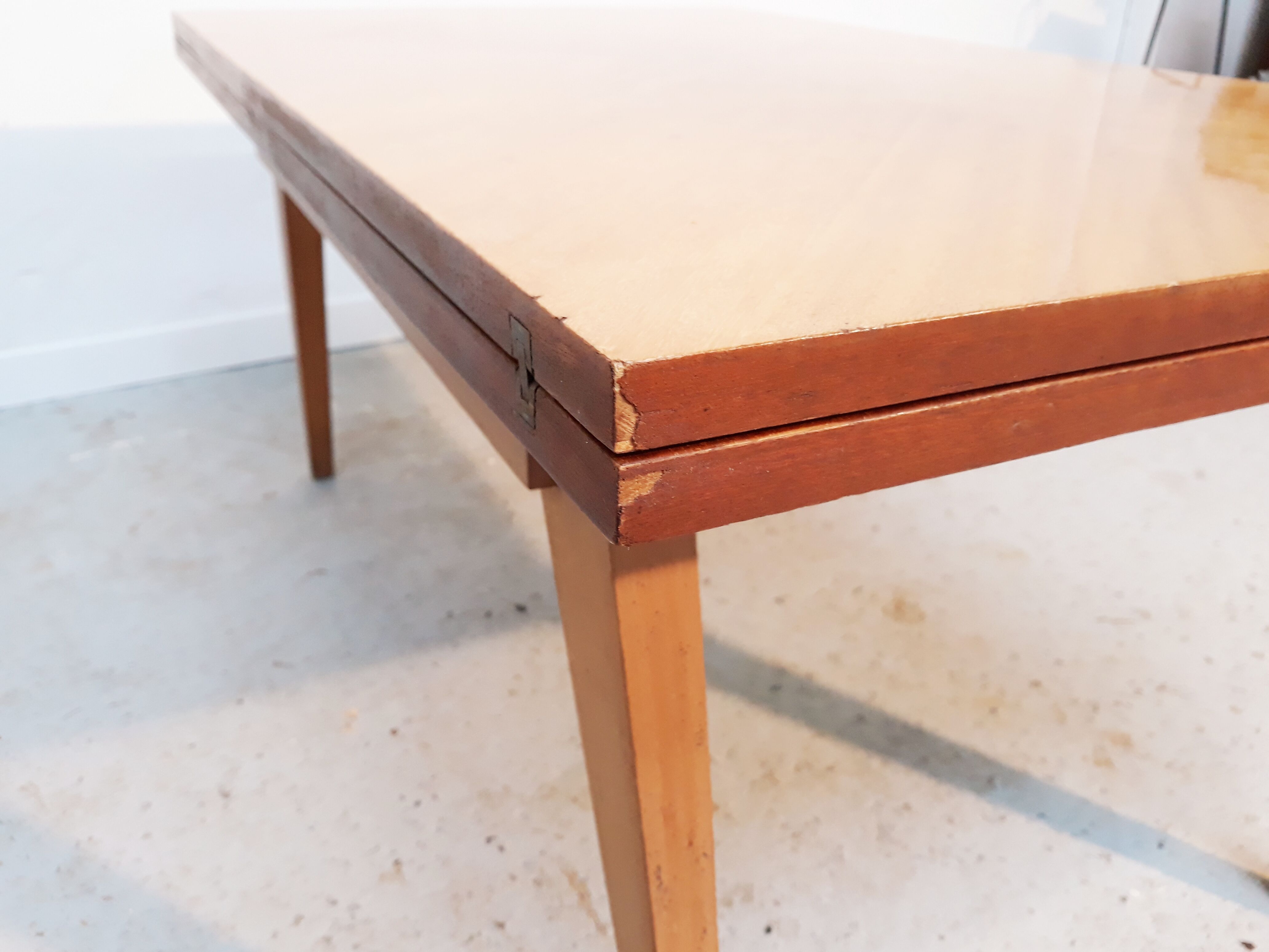 Albert Ducrot portfolio liftable vintage coffee table