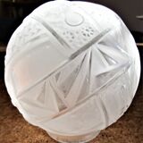 Globe verre boule Muller Frères Art Déco années 30