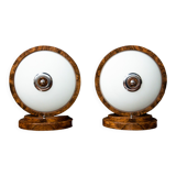 Paire de lampes Art Déco, Pologne, années 1950