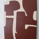 Organic abstract Bordeaux No. 1