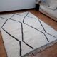 Tapis marocain Beni Ourain en laine tissée à la main