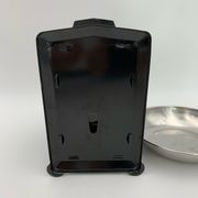 Vintage kitchen scale, black metal and stainless steel