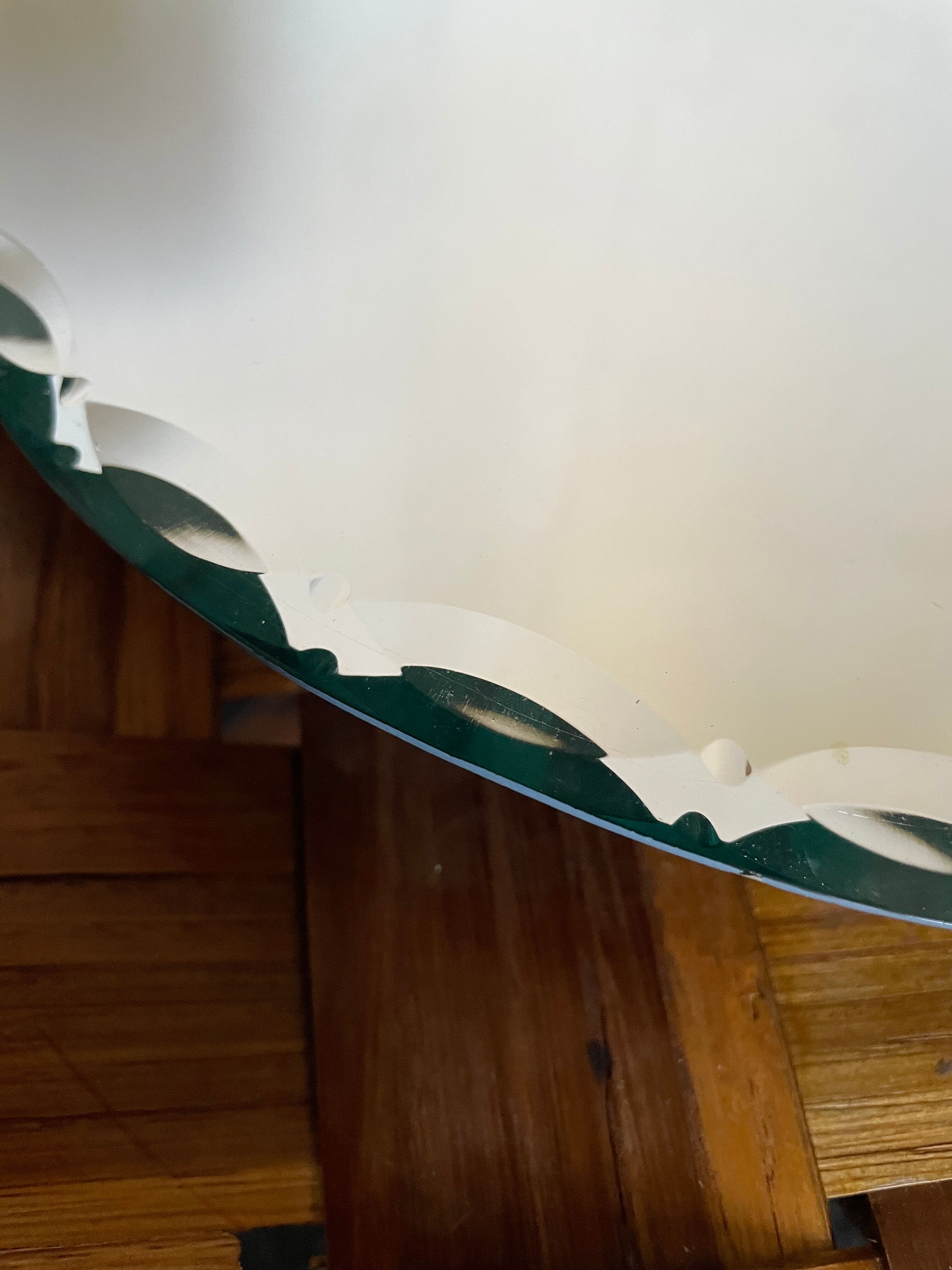 Beveled mirror 40s/50s 44x65cm