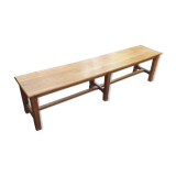 Rustic oak bench length 1m80