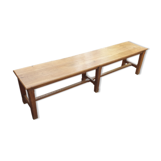 Rustic oak bench length 1m80