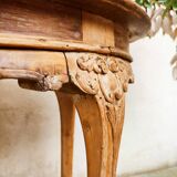 Baroque oval coffee table