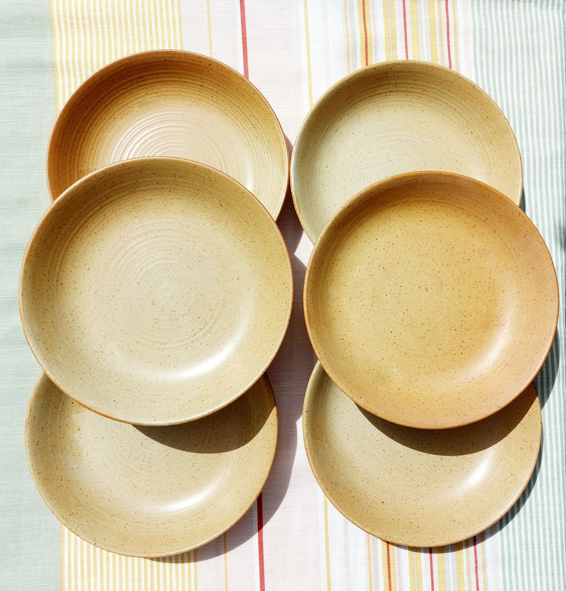 Assiettes creuses grès CNP Grès village