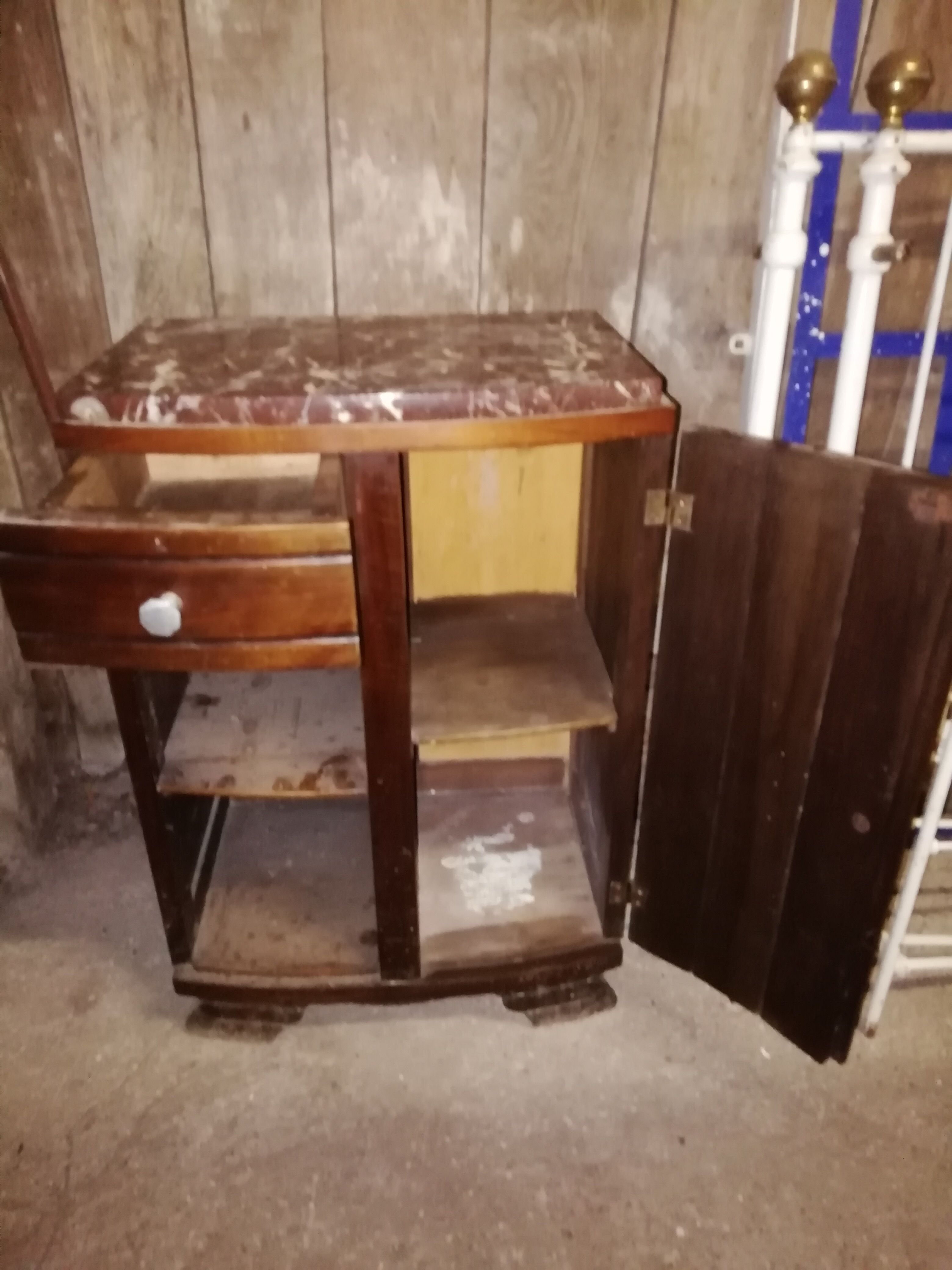 1950s art deco bedside