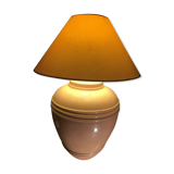 Pink ceramic lamp