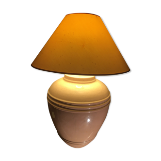 Pink ceramic lamp