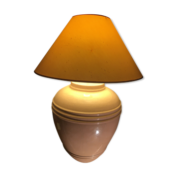 Lampe en céramique rose