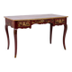 Bureau plat de style Louis XV à décor de scènes lacustres. Circa 1800.
