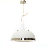 Opaline glass suspension by Pia Guidetti Crippa for Lumi, 1970s.