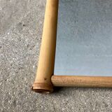 Vintage bamboo mirror 1960s