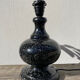 Black Memphis 80 speckled ceramic lamp base