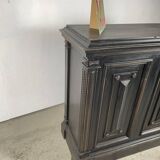 19th-century solid wood trade counter