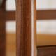 4 Scandinavian chairs in solid wood and black imitation leather