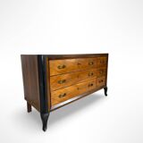 Elegant Italian chest of drawers, 1940s.