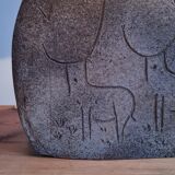 Stoneware lamp circa 1950