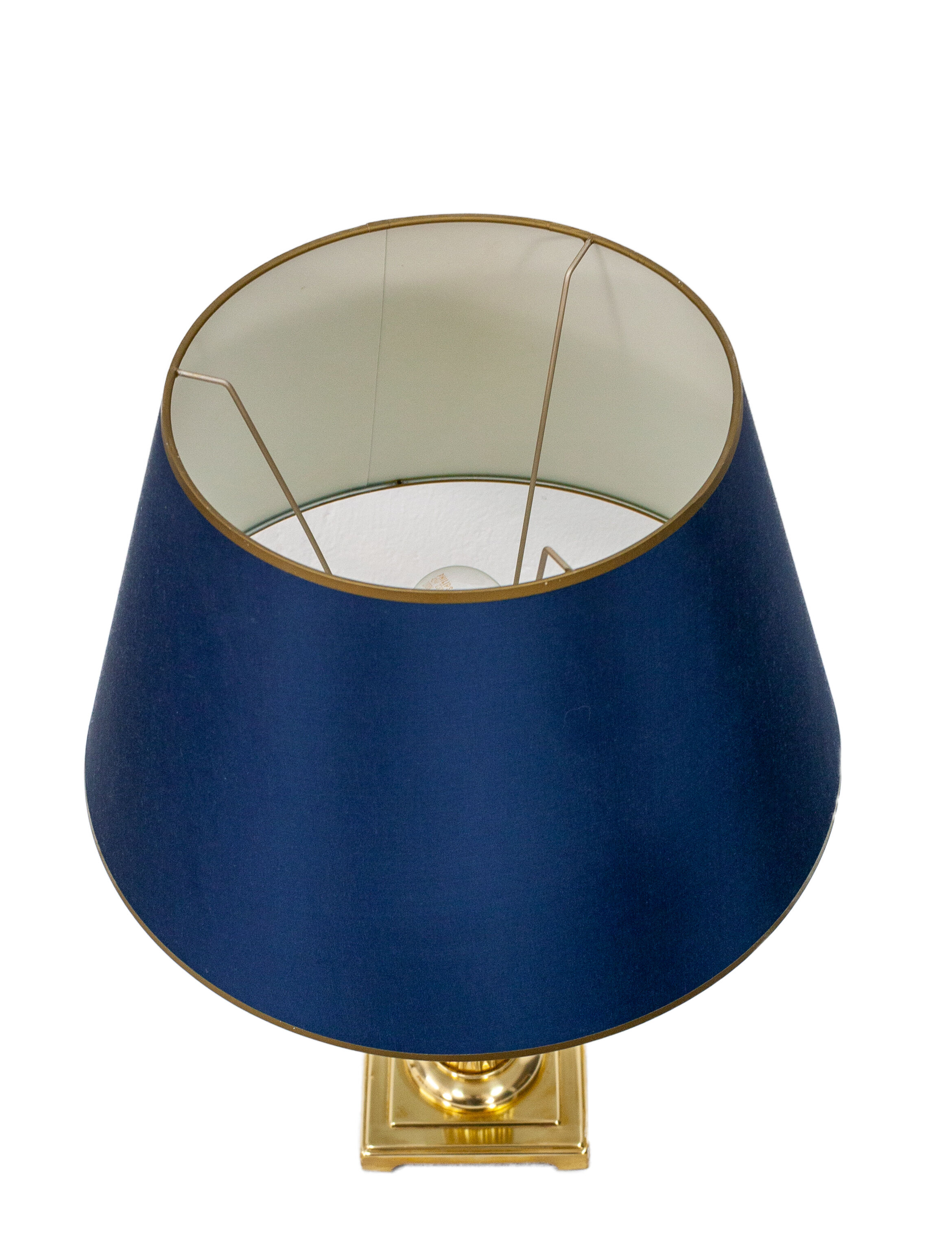 Two brass Herda table lamps