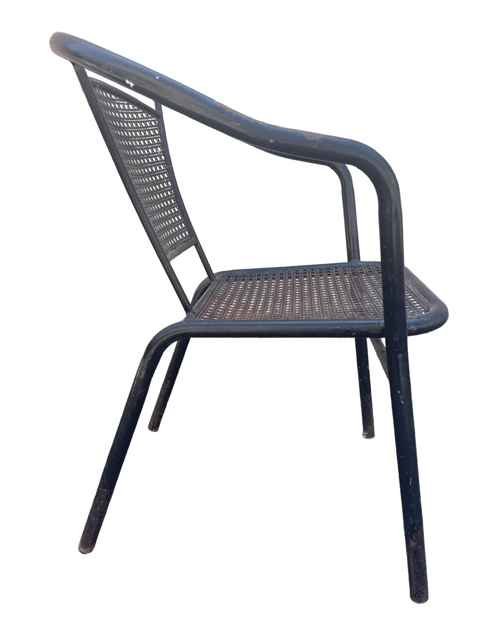 12 wrought iron armchairs from the 60s