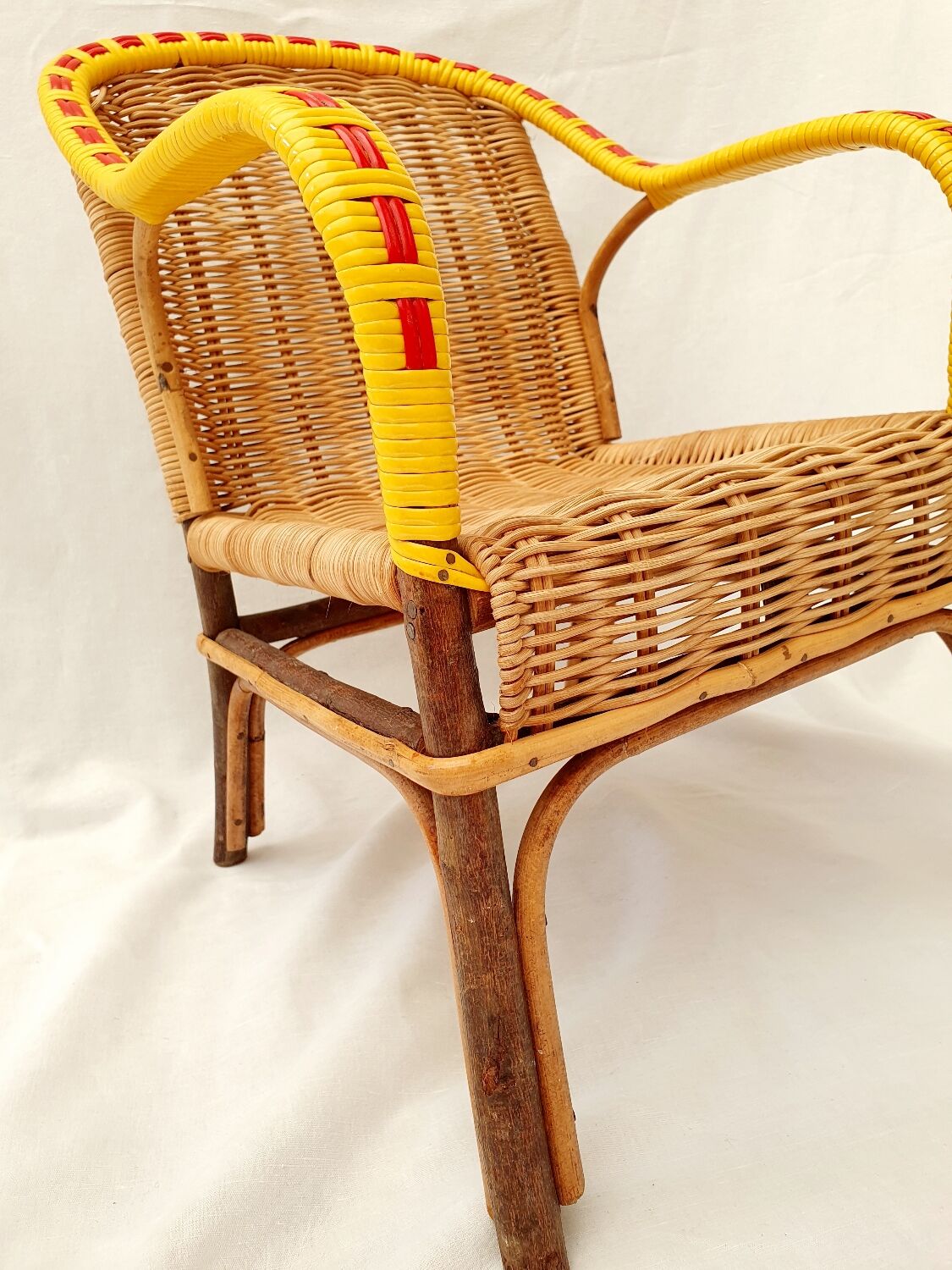 Wicker children's chair