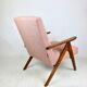 Vintage armchair B-310 VAR pink structural boucle 1970s - 2 pieces available