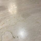 Octagonal travertine table 1970