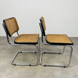 Set of 2 Cesca B32 chairs by Marcel Breuer