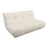 SIA white bouclette designer sofa