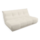 SIA white bouclette designer sofa